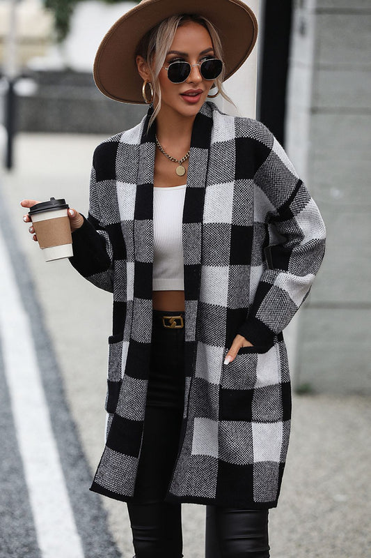 Checkered Cardigan