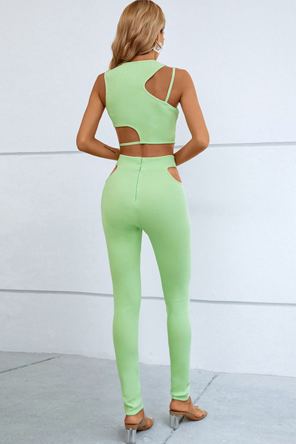 Lime Tank and Pant Set