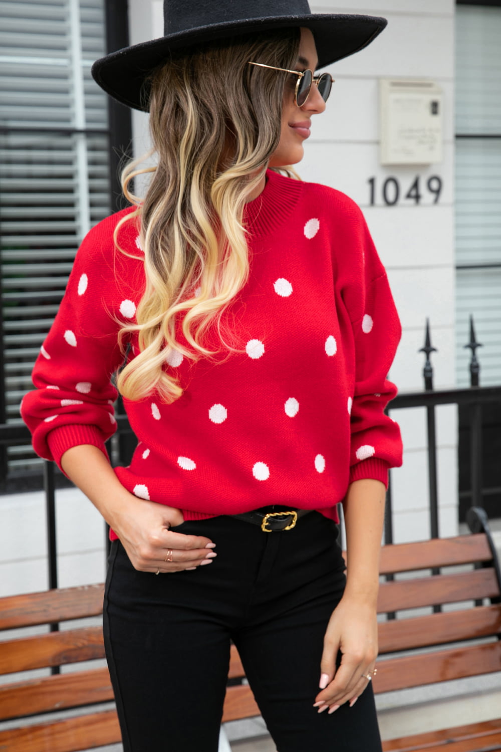 Polka Dot Sweater