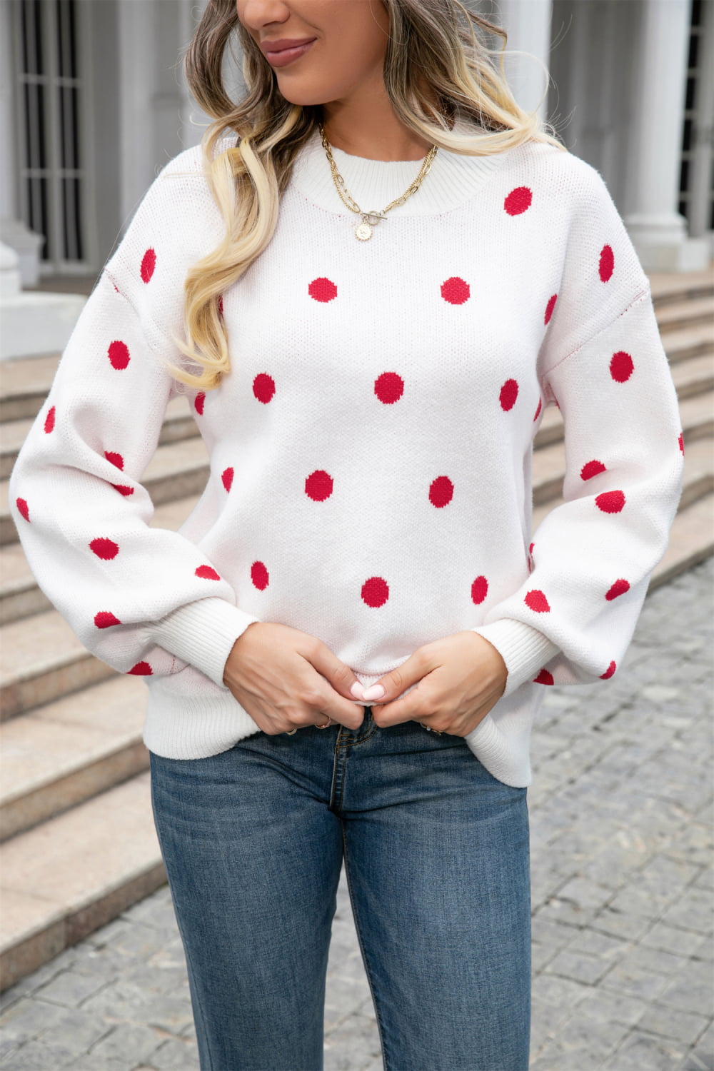 Polka Dot Sweater