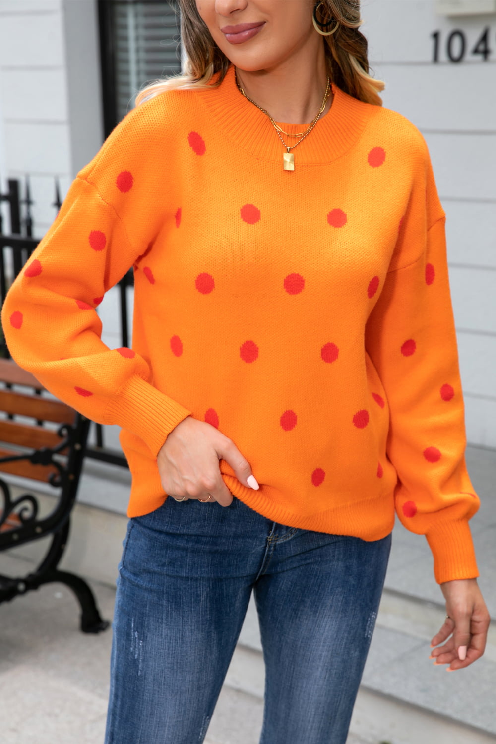 Polka Dot Sweater