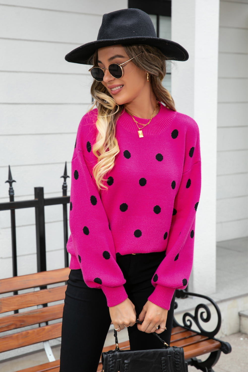 Polka Dot Sweater