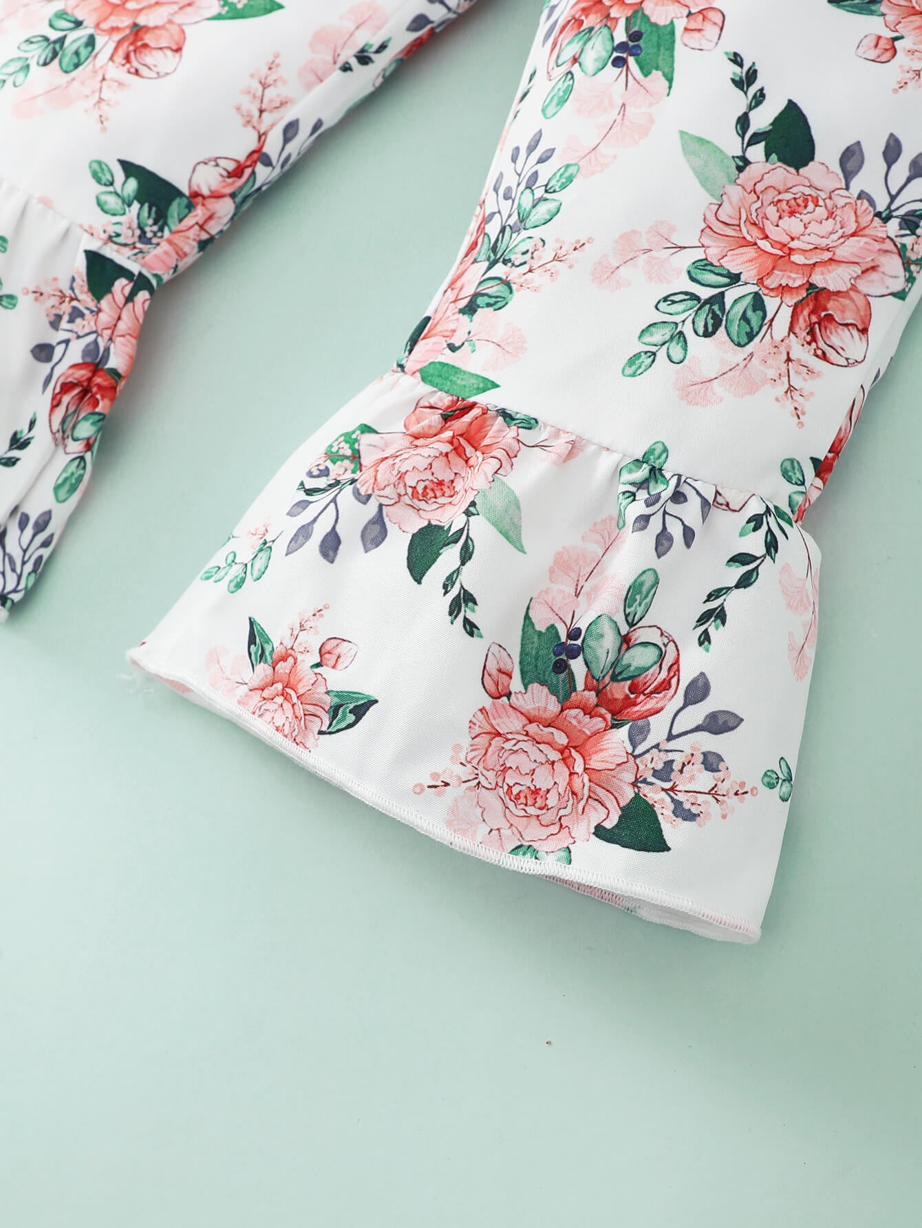 Sage Floral Pant Set