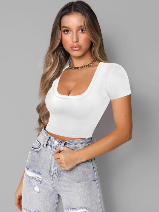 Simple Crop T-Shirt