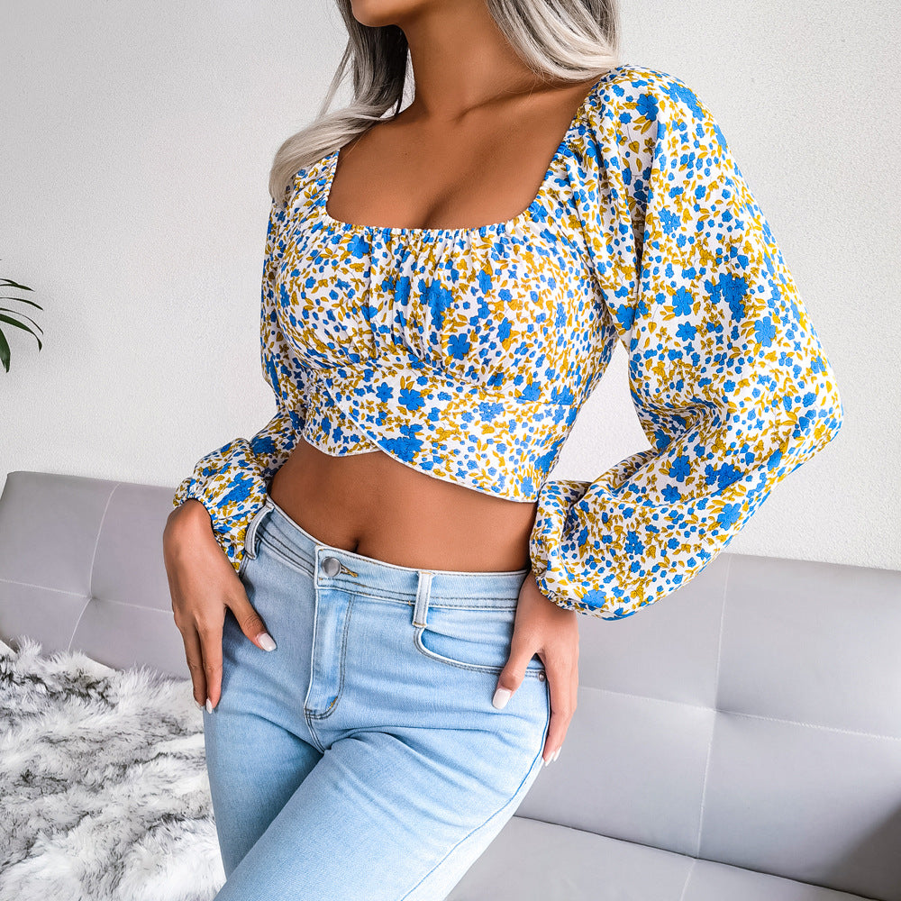 Ditsy Crop Top