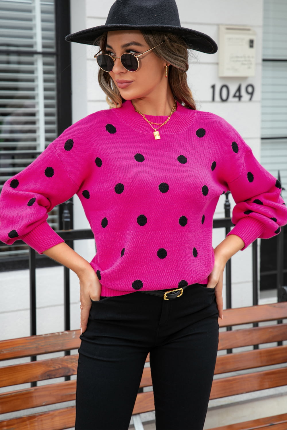 Polka Dot Sweater