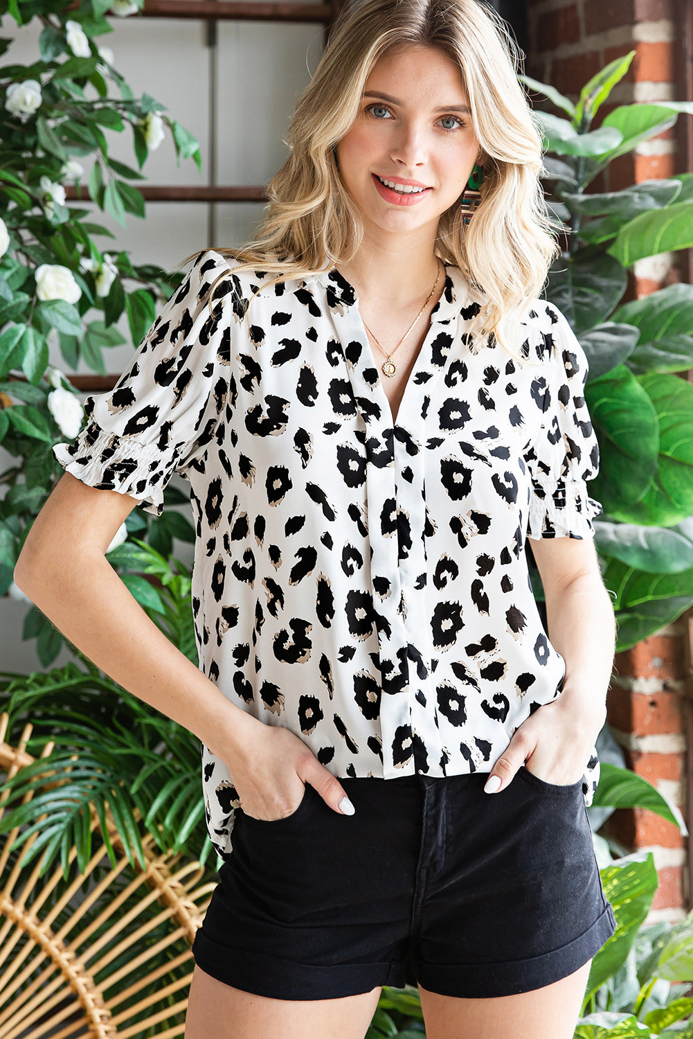 Color Me Leopard Blouse