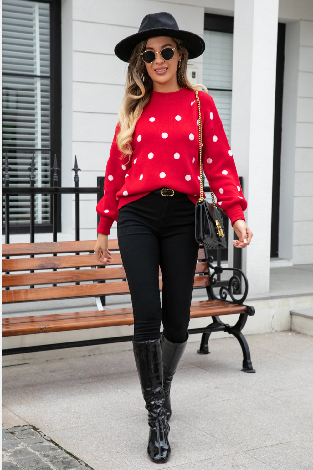 Polka Dot Sweater