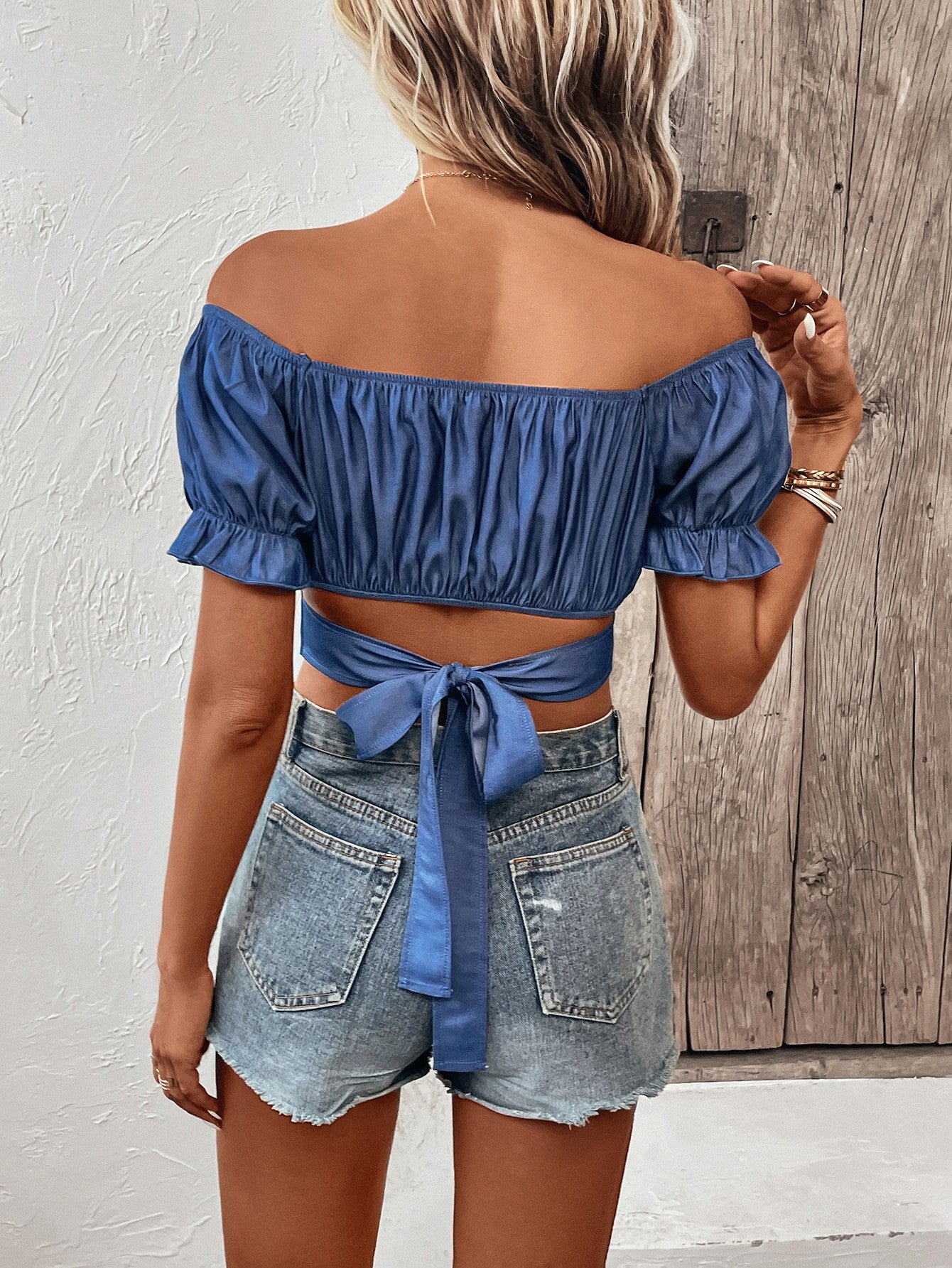 Selina Crop Blouse